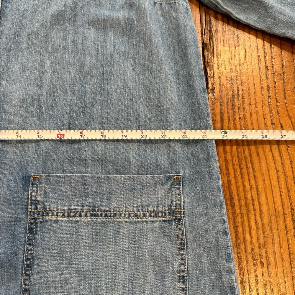 Boho Vintage inspired  Denim Tunic Dress – Old Navy Size Large - Picture 9 of 12